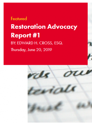 Restoration Industry Advocacy Report 