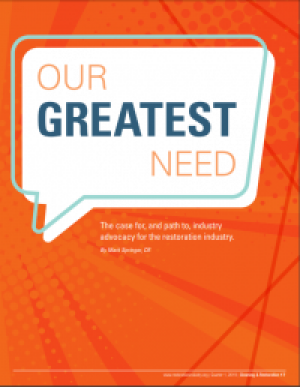 Restoration Industry Advocacy Article 
