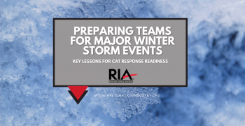 Preparing Teams for Major Winter Storm Events